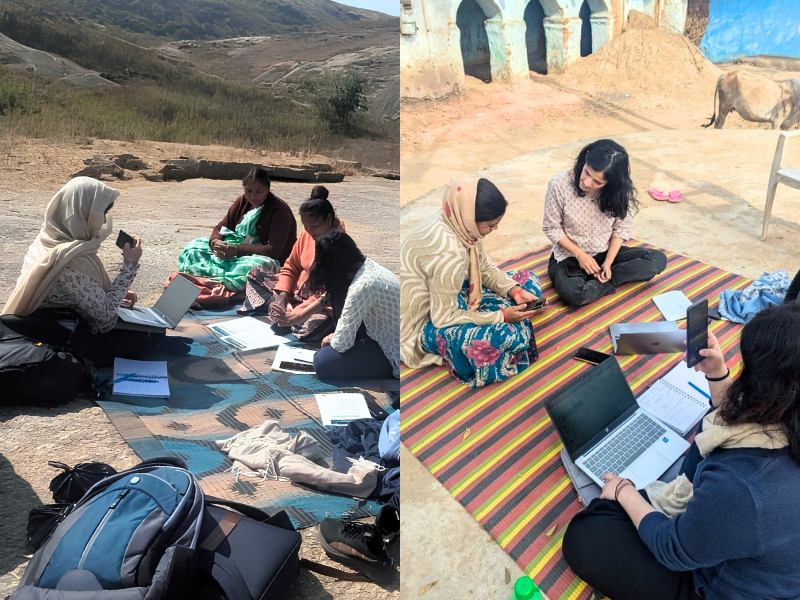 Testing the chatbot in villages of Jharkhand through a Wizard of Oz experiment